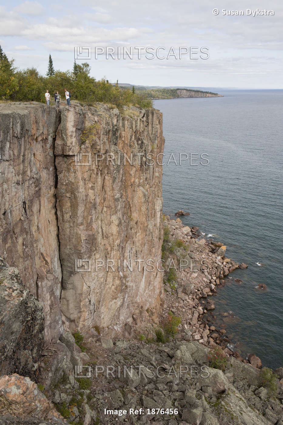 Rocky Cliffs Along The North Shore Of Lake Superior