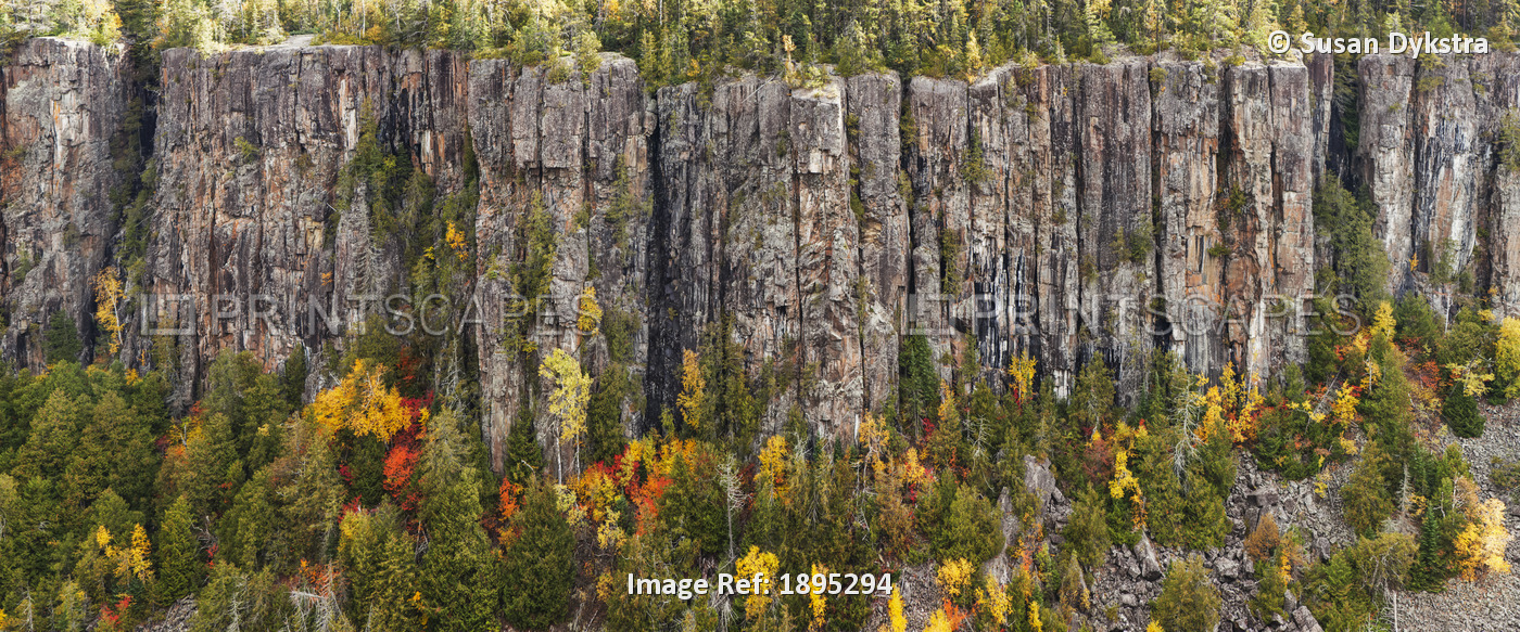 Autumn Cliffs panorama