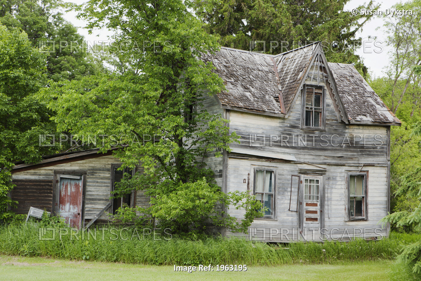 Old Farm House; Manitoba, Canada