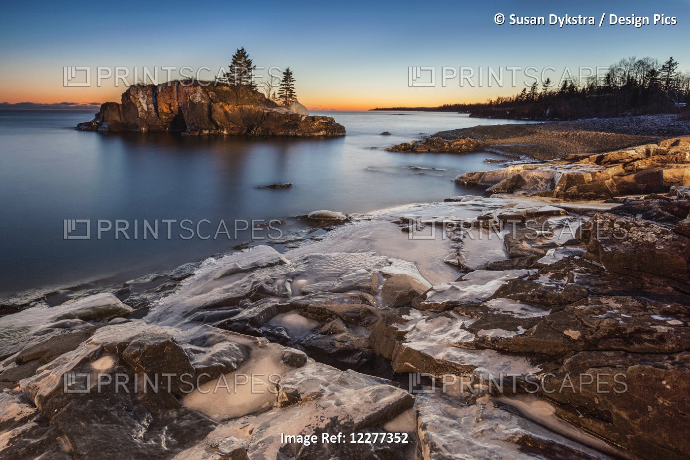 Lake Superior Quiet Winter